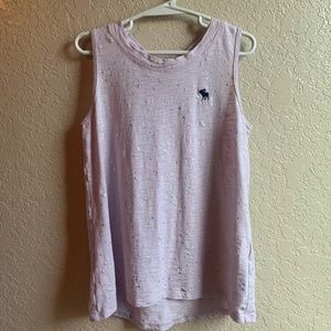 Abercrombie Kids Girls 7/8 Lilac Tank